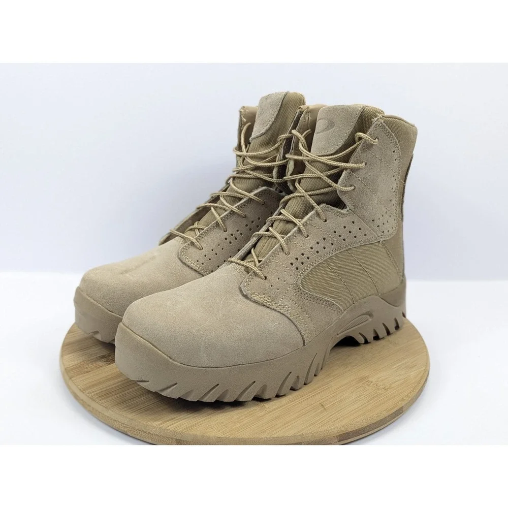 Oakley SI Assault 6 Desert Tan Suede Tactical Military Boots Mens 10 11100-100